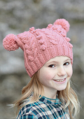 Hats in Hayfield Aran with Wool - 7124 - Downloadable PDF