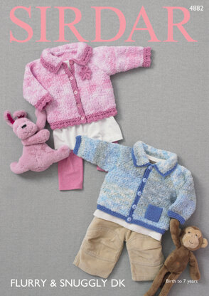 Cardigans in Sirdar Flurry & Snuggly DK - 4882 - Downloadable PDF