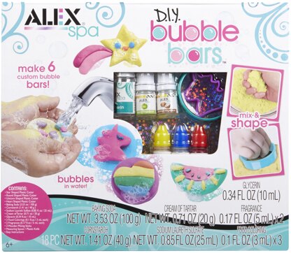 Alex Toys DIY Spa Bubble Bars Kit - 487971 | LoveCrafts