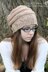 Beehive Slouchy Hat Knitting Pattern 242