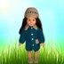 18 inch Doll Coat and Hat set