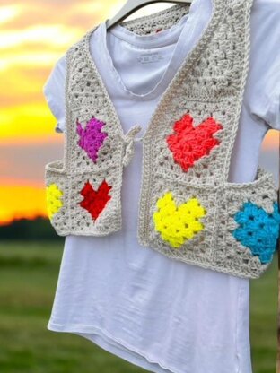 True Love Crochet Waistcoat