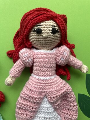 Mermaid amigurumi doll