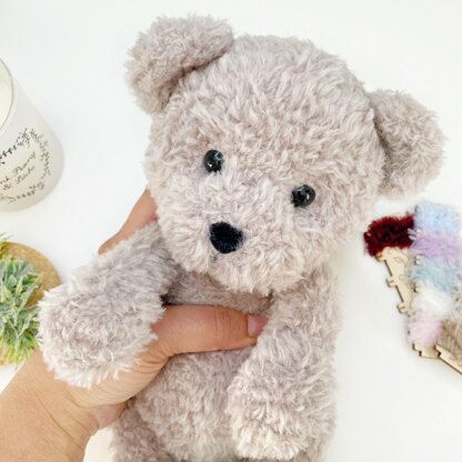 Charming fluffy teddy bear