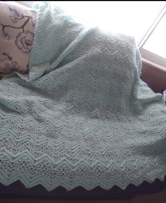 Ripple Lace Afghan