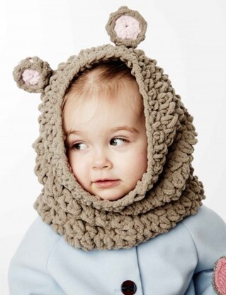 Mousie Snood in Bernat Baby Blanket - Downloadable PDF