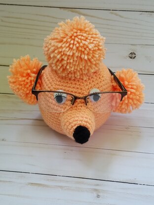 Poodle eyeglass holder