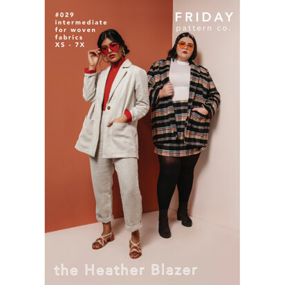 Friday Pattern Company Heather Blazer FPC-HB029 - Sewing Pattern
