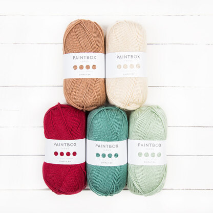Paintbox Yarns Simply DK 5 Ball Color Pack Designer Picks - Hedgerow by Kate Eastwood