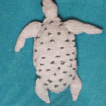 Knitted turtle