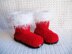 Toddler Santa Booties