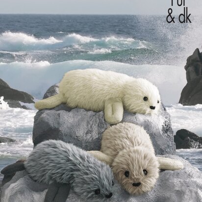 Real Seal in King Cole Luxe Fur - 9023 - Downloadable PDF