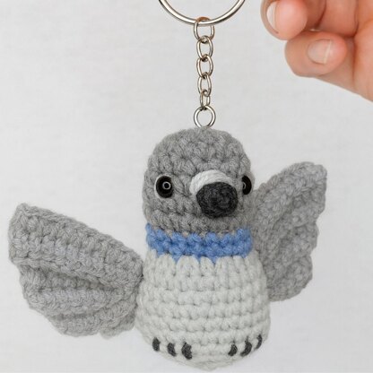 Crochet Pigeon Amigurumi Pattern, Crochet Bird Pattern