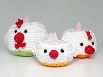 Tealight Holders - Chickens