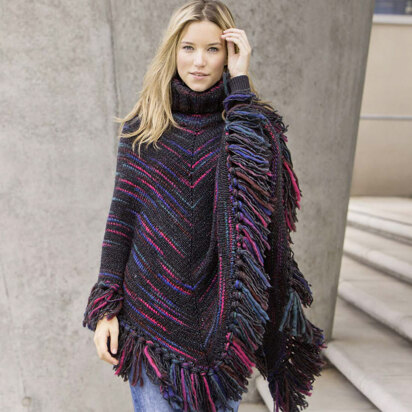 Poncho in Schachenmayr Leana - S9608 - Downloadable PDF  