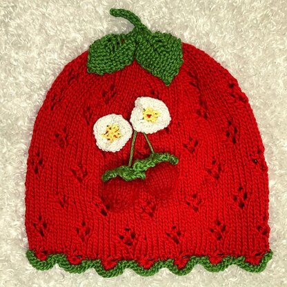 Strawberry Baby Hat