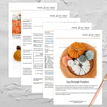 Easiest Rectangle Pumpkins