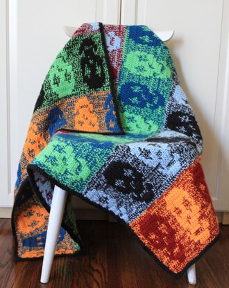 Crochet Skull Pattern: Reversible Crochet Skull Blanket