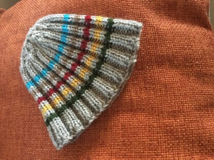 Striped beanie