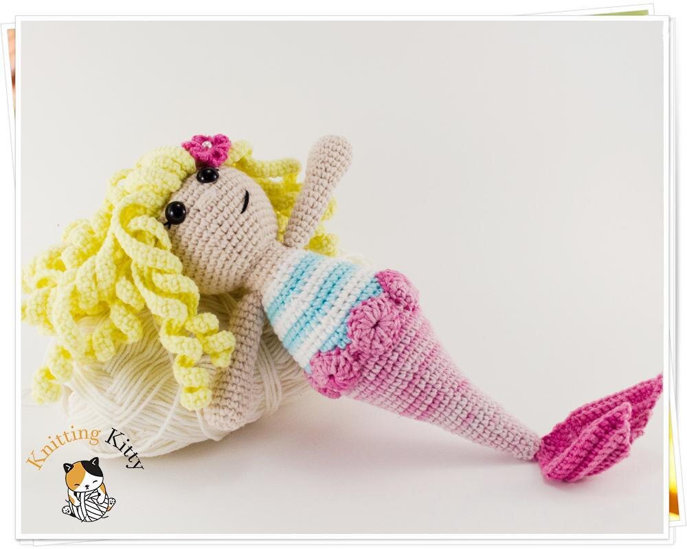 Amigurumi deals mermaid doll