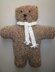 Knitted Alpaca Boucle' Bear