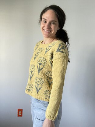 Daisy Doodle Pullover