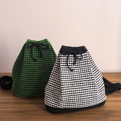 Houndstooth Backpack