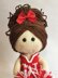 Cheerleader Knit Doll