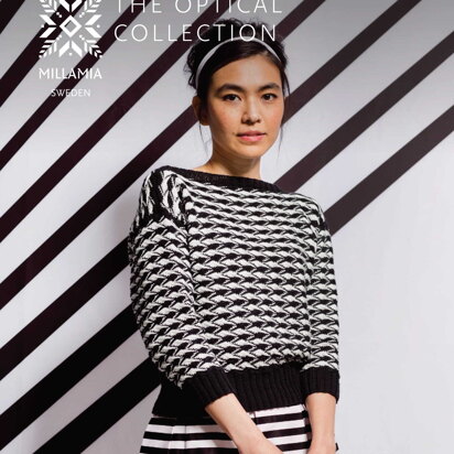 The Optical Collection E-Book - Knitting and Crochet Patterns For Women in MillaMia Naturally Soft Cotton by MillaMia