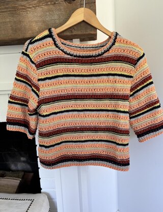 Short-Sleeve Cotton Knit Tee
