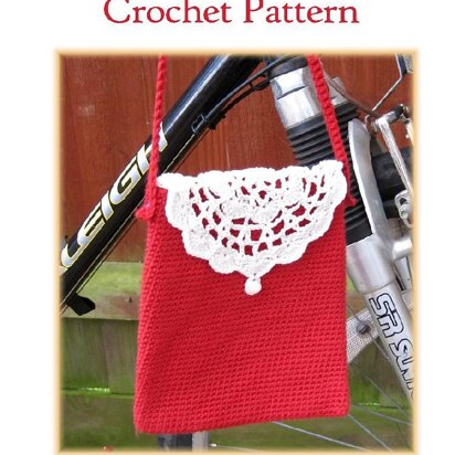 Red Doily Purse Bag Crochet Pattern