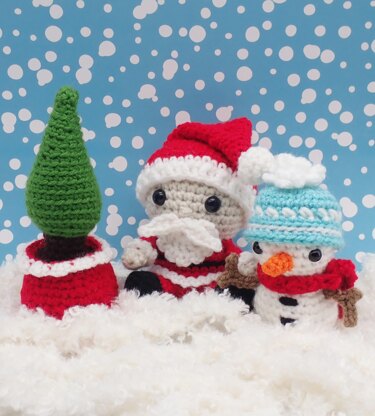 Christmas Amis Set 1 (Santa, Tree, Snowman)