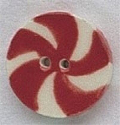 Mill Hill Button 86196 - Peppermint Candy