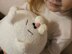 White fat cat "Snowball" toy