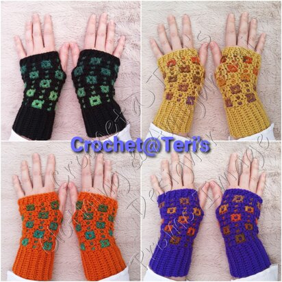 Little Boxes Mosaic Gloves