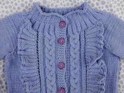 Flounce Baby Cardigan