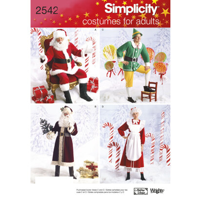 Simplicity Adult Costumes 2542 - Sewing Pattern