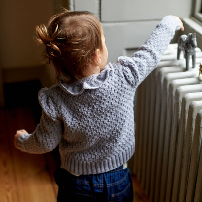 Jennifer Cardigan - Knitting Pattern for Kids in MillaMia Naturally Soft Merino