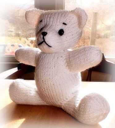 The Loom Muse : How to Loom Knit a Large Teddy Bear