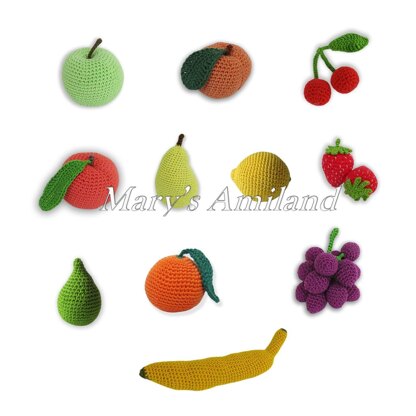 Basket of Fruit - Amigurumi Crochet eBook