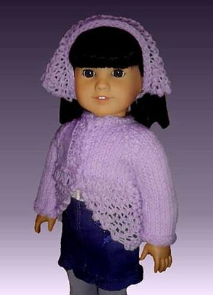 Knitting Pattern, fits American Girl and all 18 inch dolls. (Gotz) 019