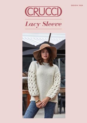 1828 Lacy Sleeve Sweater