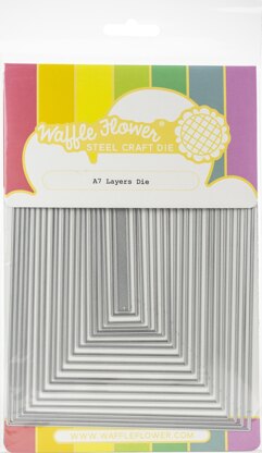 Waffle Flower Crafts Waffle Flower Die - A7 Layers