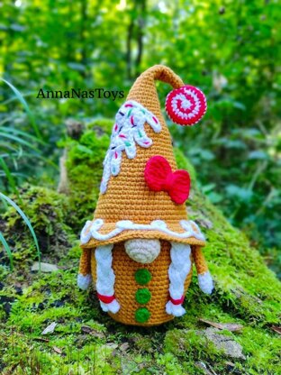 Сhristmas gingerbread gnome girl