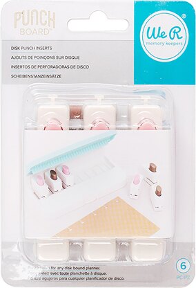 We R Memory Keepers Disc Punch Inserts 6/Pkg - 228603