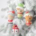 Crochet Christmas Pattern Amigurumi Mini Set Elf Mrs Claus Gingerbread Man Christmas Decorations Ornaments by AradiyaToys