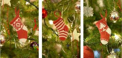 Mini Christmas stocking ornament