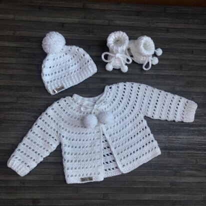 Lucy Baby Cardigan Set