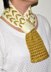 Honey Scarf ( Keyhole / Ascot / Pull-Through / Vintage / Stay On Scarf Knitting Pattern )