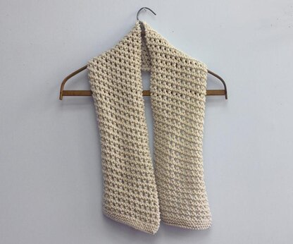 Knit Open Work Scarf